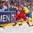 COLOGNE, GERMANY - MAY 5: Russia's Sergei Plotnikov #16 and Sweden's Victor Hedman #77 battle for the puck during preliminary round action at the 2017 IIHF Ice Hockey World Championship. (Photo by Andre Ringuette/HHOF-IIHF Images)

